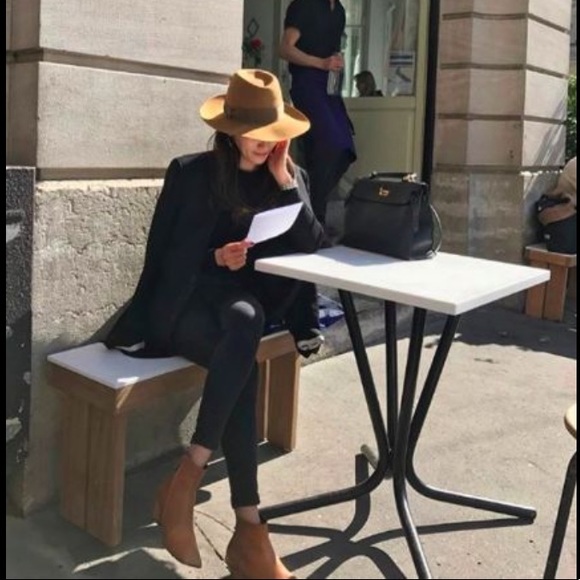 Zara Mid-Height Leather ankle boots size 7.5 - Picture 2 of 13